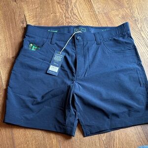 William Murray Golf Navy Blue 7”Men's Flat Front Shorts Straight Fit